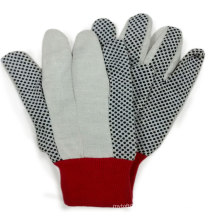Dotted Canvas Cotton Gloves Industrial Safety Hand Work Glove